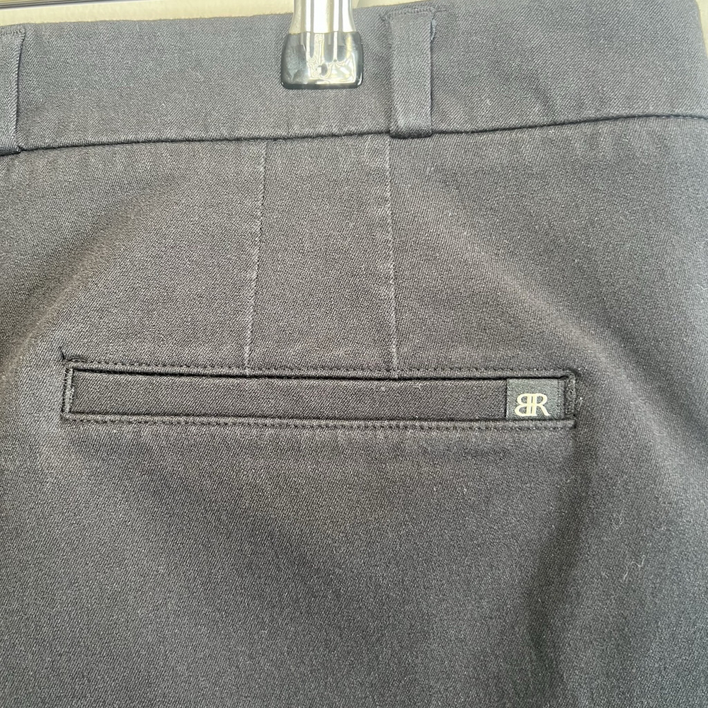 Banana Republic Womens Slim Straight Chino Pants Black Size 10 Slash Pocket - Picture 6 of 11